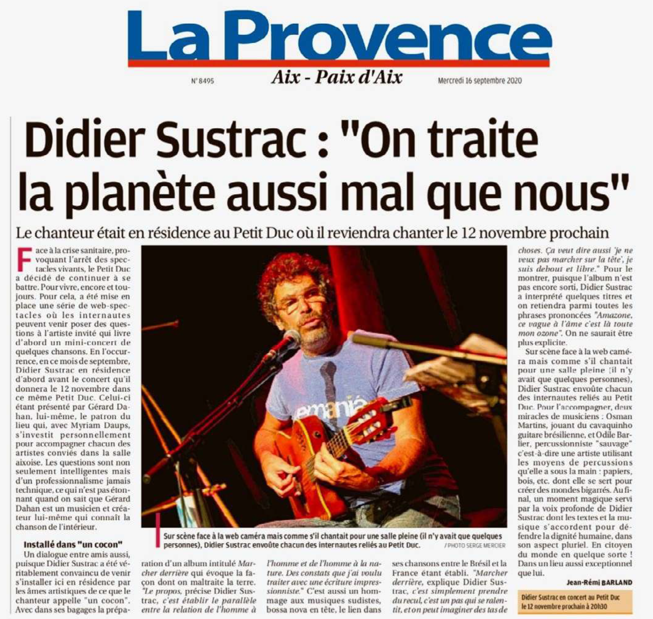 La Provence - Didier Sustrac